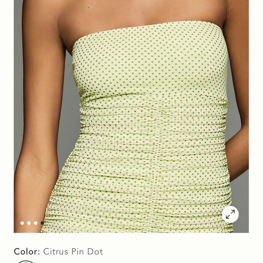 AFRM Denise Strapless Mesh Maxi Dress - Picture 3 of 4